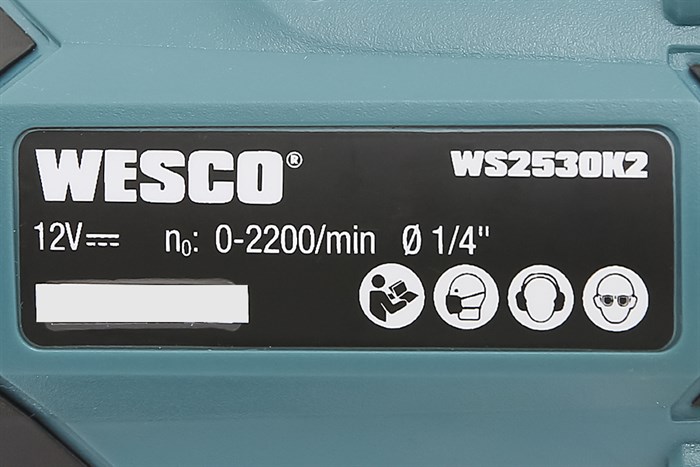Máy khoan vặn vít pin Wesco WS2530K2 12V