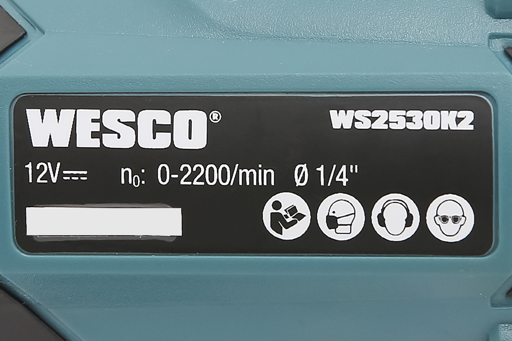 Máy khoan vặn vít pin Wesco WS2530K2 12V Màu Xanh Dương
