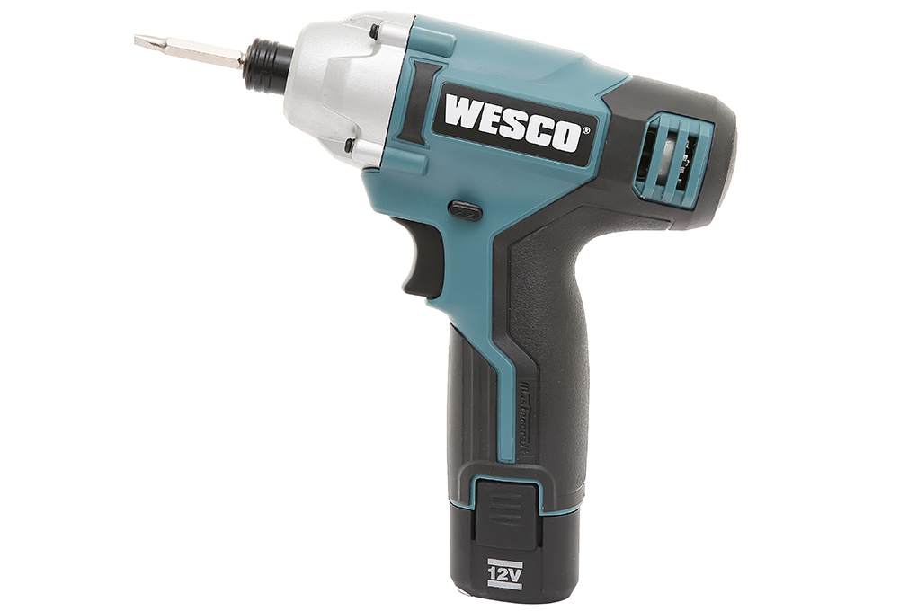 Máy khoan vặn vít pin Wesco WS2530K2 12V Màu Xanh Dương