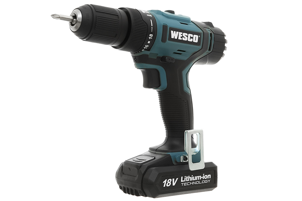 Máy khoan động lực pin Wesco WS2937 18V