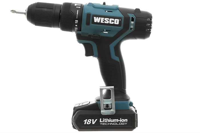 Máy khoan động lực pin Wesco WS2937 18V Màu Xanh Dương