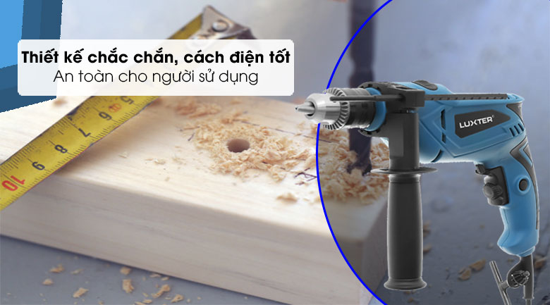 Máy khoan động lực điện Luxter WM57312 750W - thiết kế