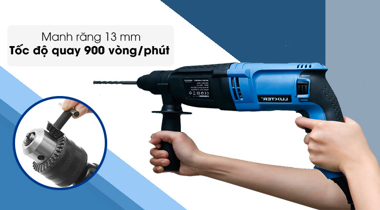 Máy Khoan Búa Điện Luxter Wm58101 800W - tốc độ quay