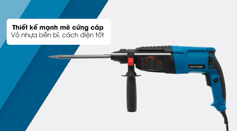 Máy Khoan Búa Điện Luxter Wm58101 800W - thiết kế