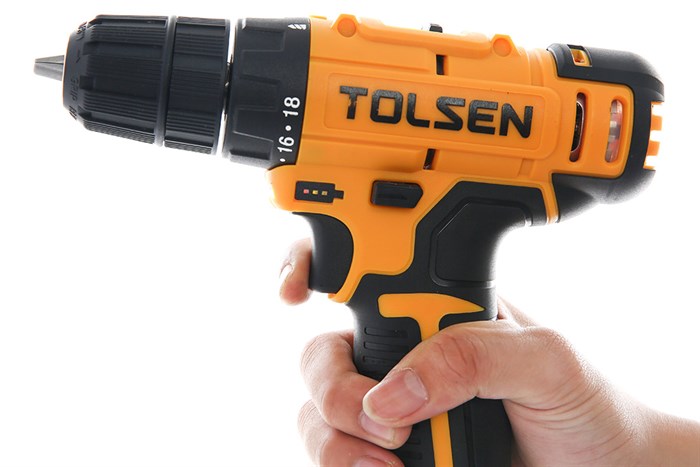 Máy khoan pin Tolsen 79036 12V Màu Đen - Vàng
