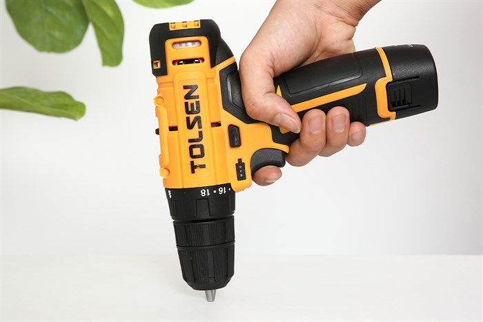Máy khoan pin Tolsen 79036 12V Màu Đen - Vàng