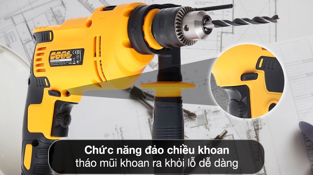 Máy khoan động lực điện Tolsen 79685 750W (95 phụ kiện)