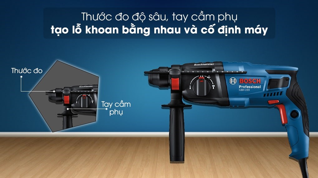 Máy khoan búa điện Bosch GBH 220 720W