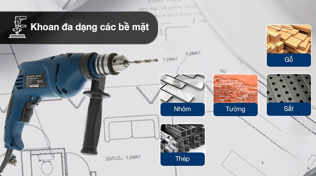 Máy khoan động lực điện Ryobi PD-750K 750W