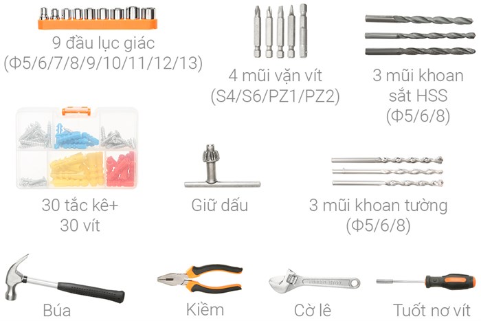 Máy khoan động lực điện Ryobi PD-550K 550W Màu Xanh Dương