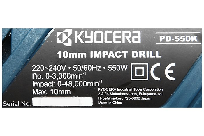 Máy khoan động lực điện Ryobi PD-550K 550W Màu Xanh Dương