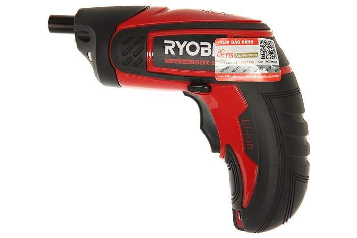 Máy vặn vít pin Ryobi BDX-2 3.6V Màu Đen - Đỏ