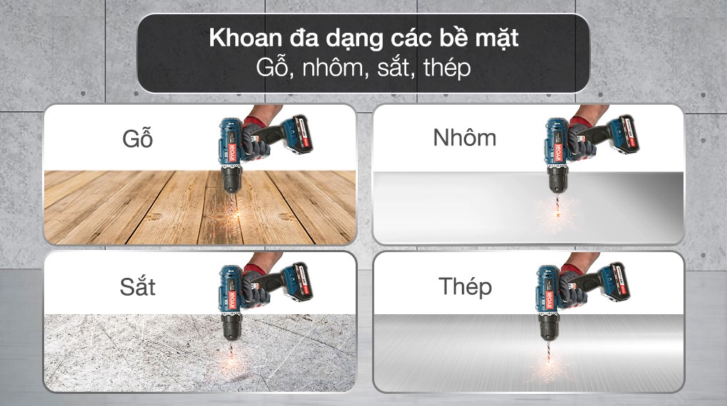 Máy khoan vặn vít pin Ryobi CLD-120 12V