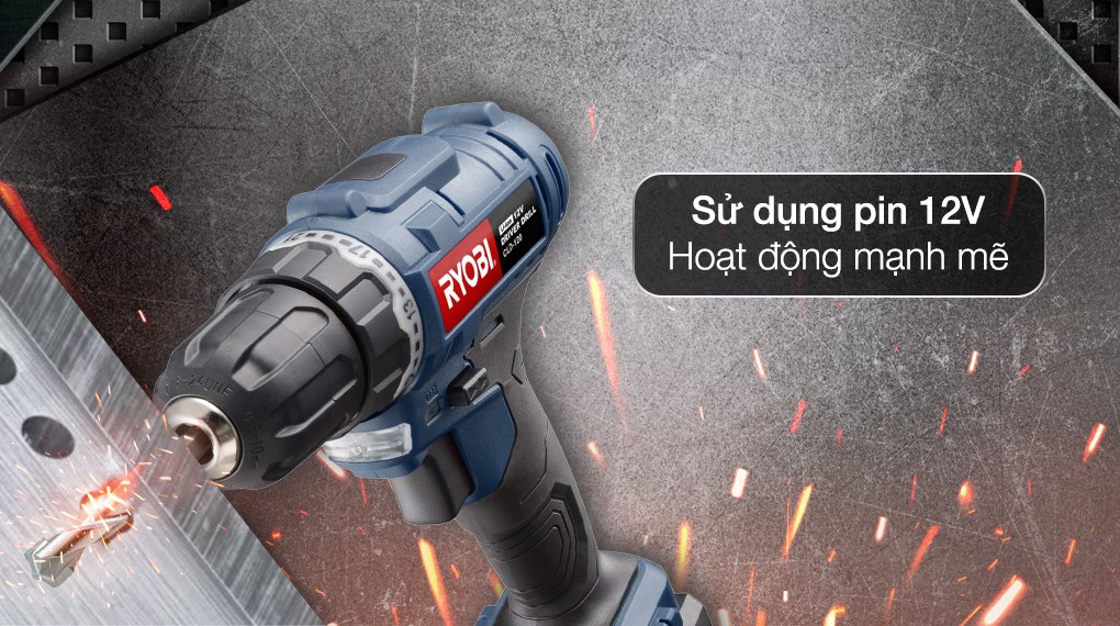 Máy khoan vặn vít pin Ryobi CLD-120 12V