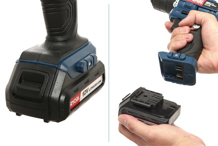Máy khoan vặn vít pin Ryobi CLD-120 12V Màu Xanh Dương