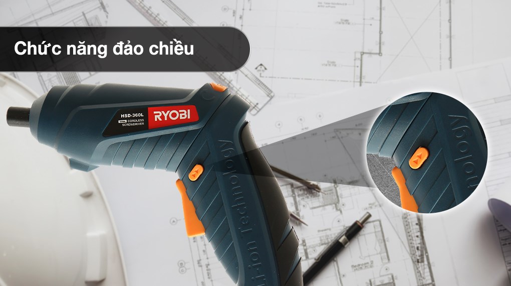 Máy vặn vít pin Ryobi HSD-360L 3.6V
