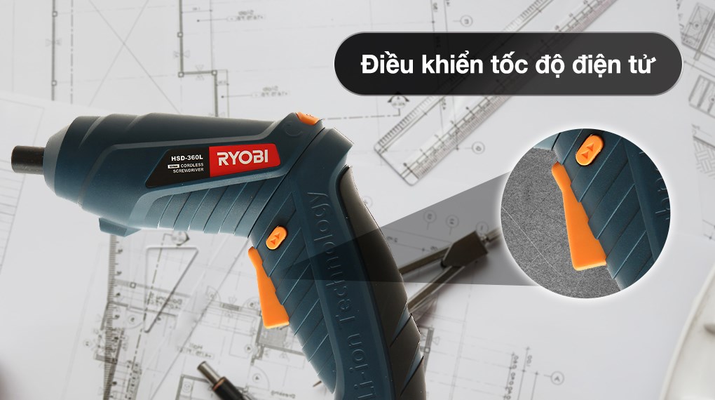 Máy vặn vít pin Ryobi HSD-360L 3.6V