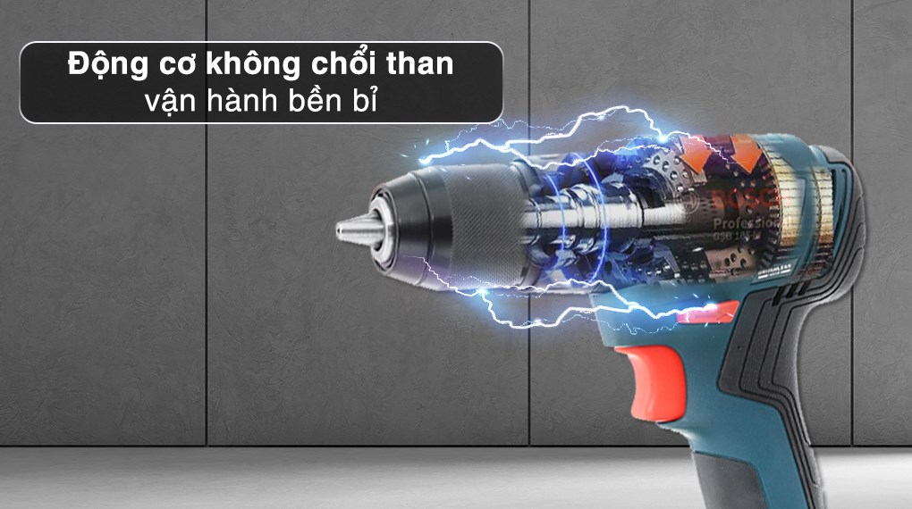 Máy khoan vặn vít pin Bosch GSB 185-LI 18V (2 pin, 1 sạc)