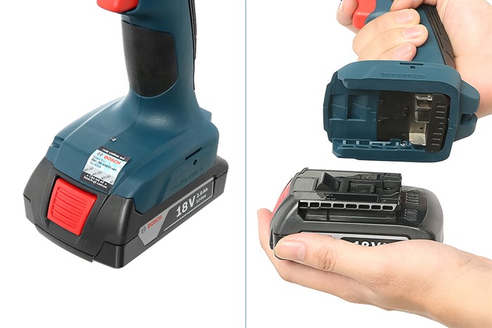 Máy khoan vặn vít pin Bosch GSB 185-LI 18V (2 pin, 1 sạc)
