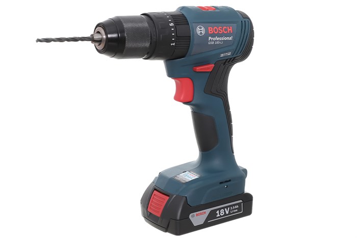 Máy khoan vặn vít pin Bosch GSB 185-LI 18V (2 pin, 1 sạc)