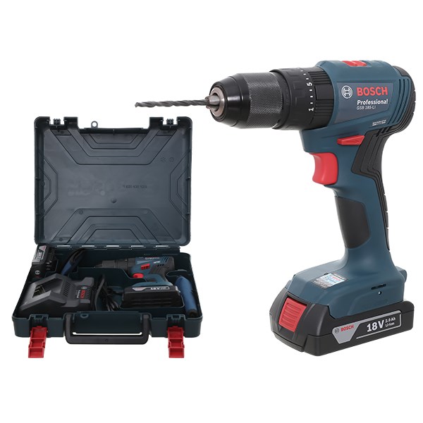 Máy khoan vặn vít pin Bosch GSB 185-LI 18V (2 pin, 1 sạc)