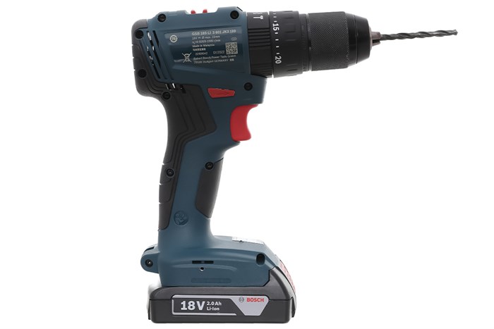 Máy khoan vặn vít pin Bosch GSB 185-LI 18V (2 pin, 1 sạc)