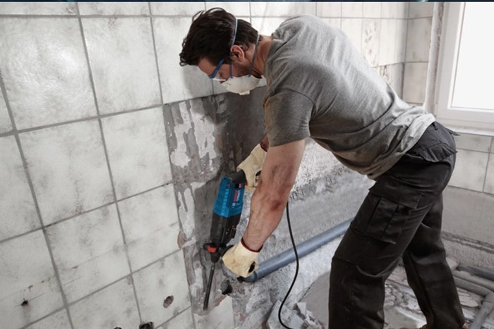 Máy khoan búa điện Bosch GBH 2-24 DRE 790W Màu Xanh Dương