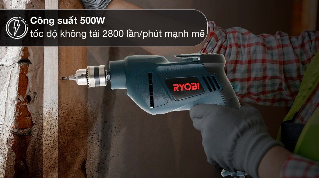 Máy khoan điện Ryobi D-110VR 500W