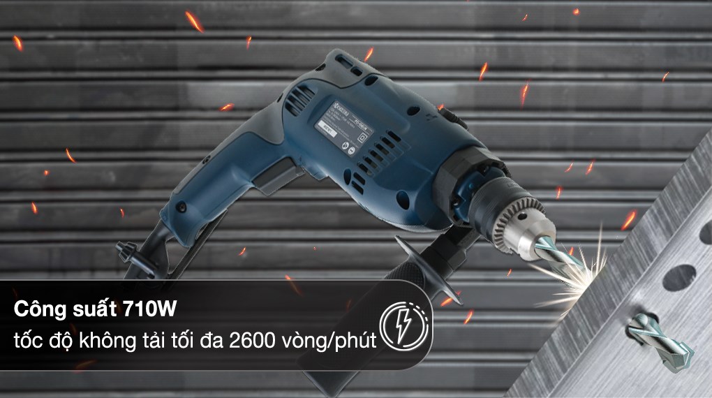 Máy khoan động lực điện Ryobi PD- 196VR 710W Máy khoan động lực điện Ryobi PD- 196VR 710W