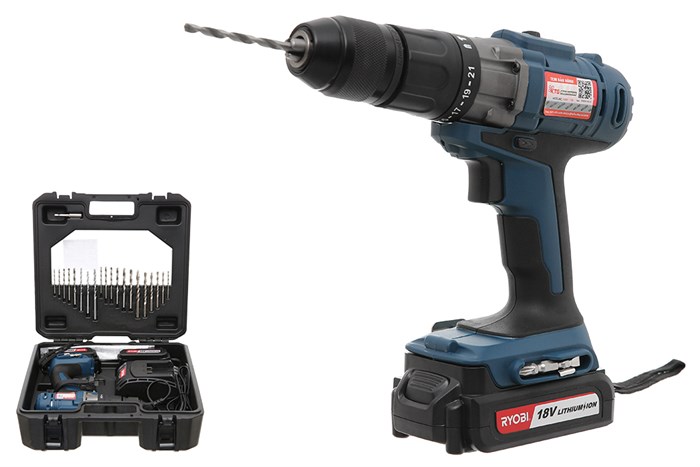 Máy khoan pin Ryobi CLI-1802K 18V Màu Xanh Dương