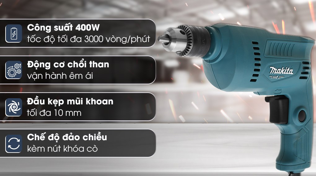 Máy khoan điện Makita M0600B 400W