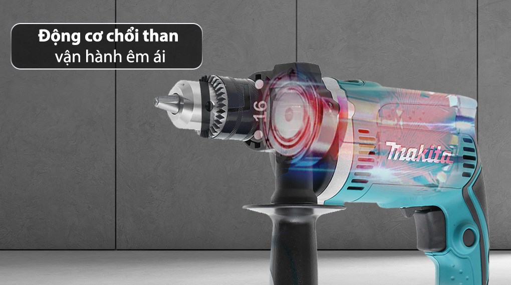 Máy khoan búa điện Makita HP1630 710W