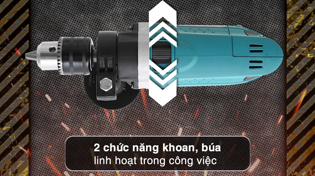 Máy khoan búa điện Makita HP1630 710W