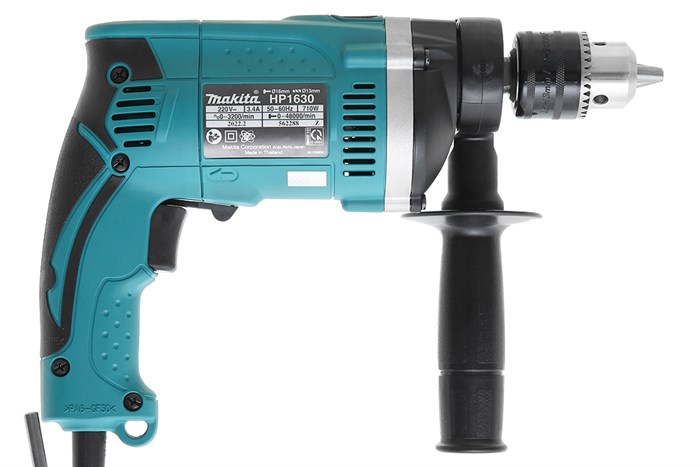 Máy khoan búa điện Makita HP1630 710W Màu Xanh lá