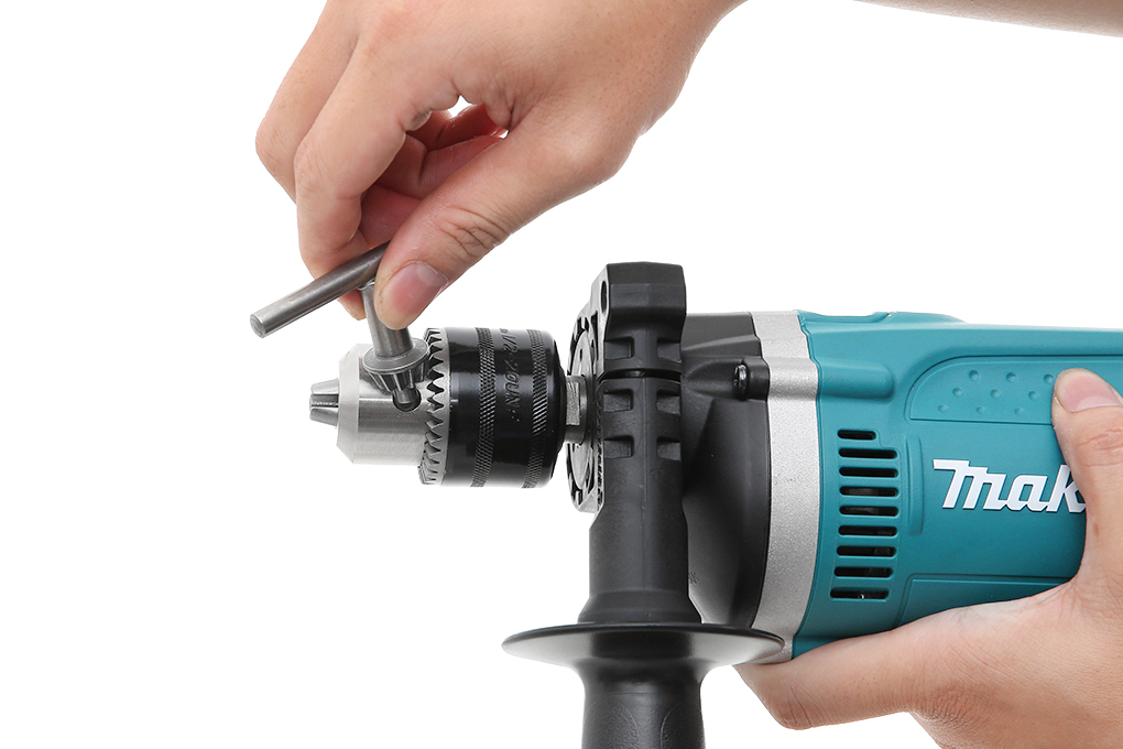 Máy khoan búa điện Makita HP1630 710W Màu Xanh lá