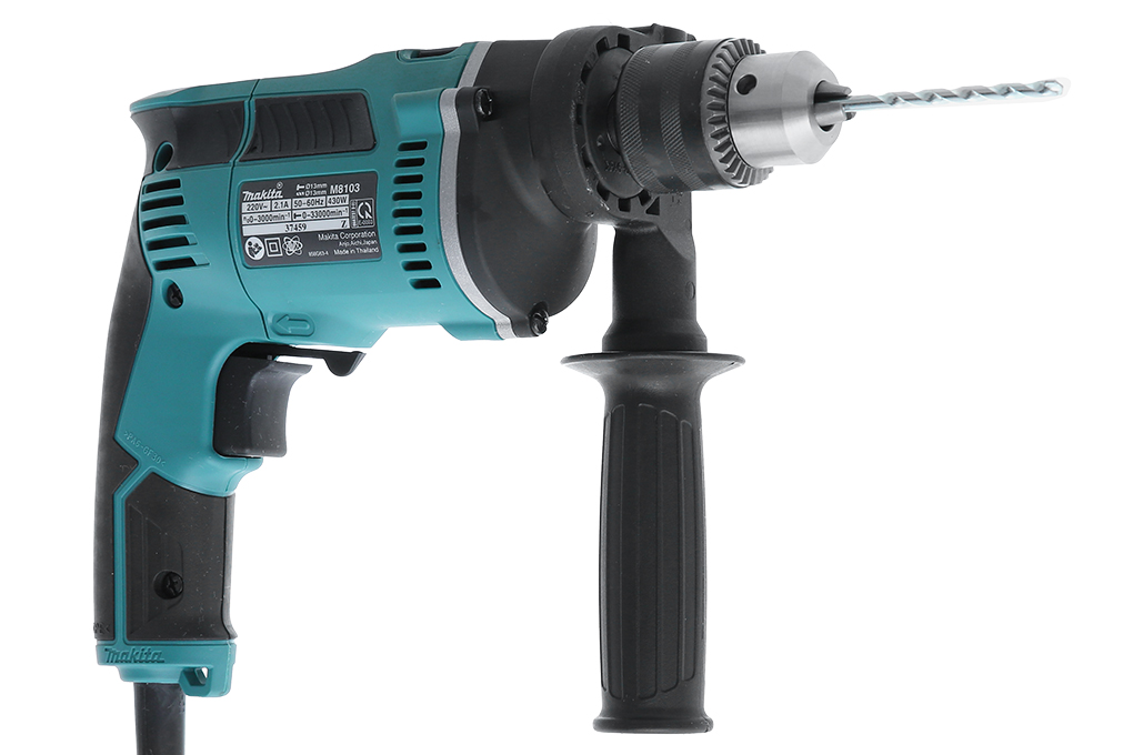 Máy khoan búa điện Makita M8103KX2B 430W Màu Xanh lá