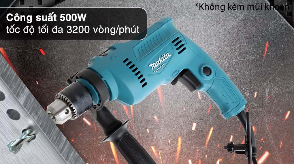 Máy khoan búa điện Makita M0801B 500W