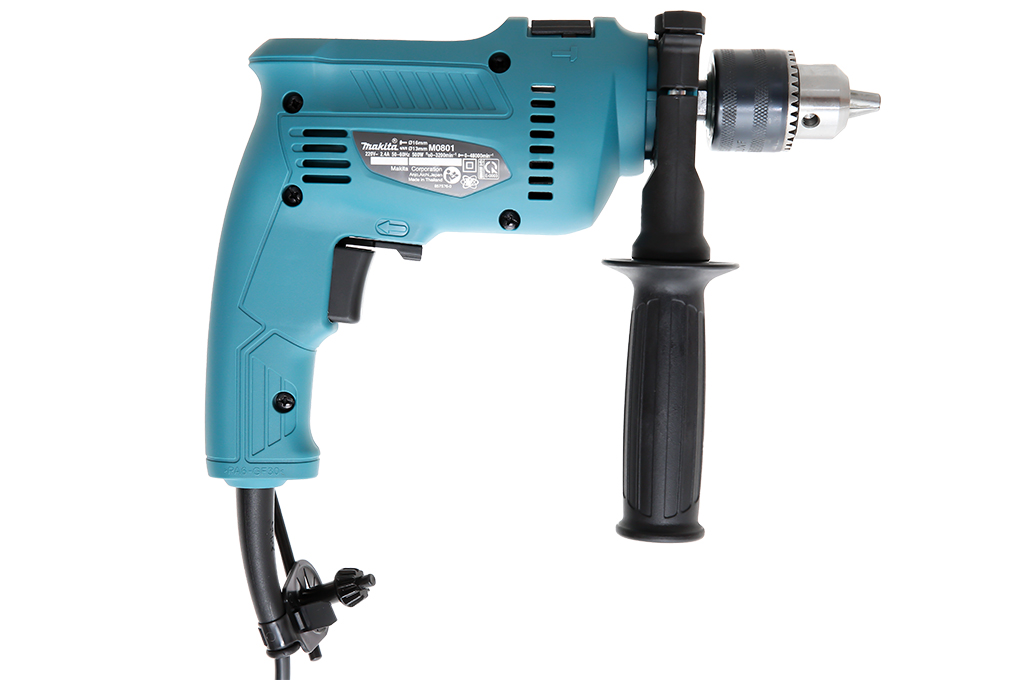Máy khoan búa điện Makita M0801B 500W Màu Xanh lá