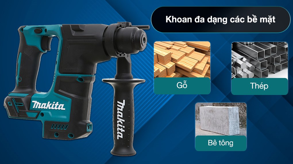 Máy khoan búa pin Makita DHR171Z 18V (không kèm pin, sạc)