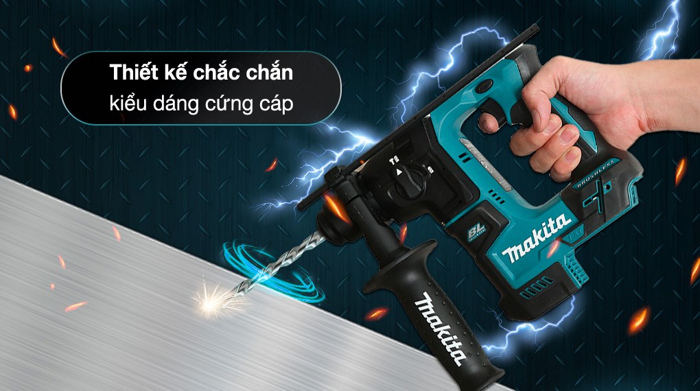 Máy khoan búa pin Makita DHR171Z 18V (không kèm pin, sạc)