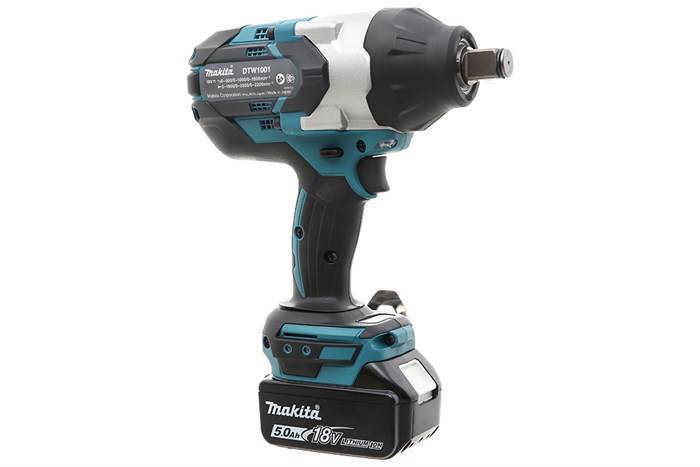 Máy siết bu lông pin Makita DTW1001RTJ 18V (2 pin, 1 sạc)