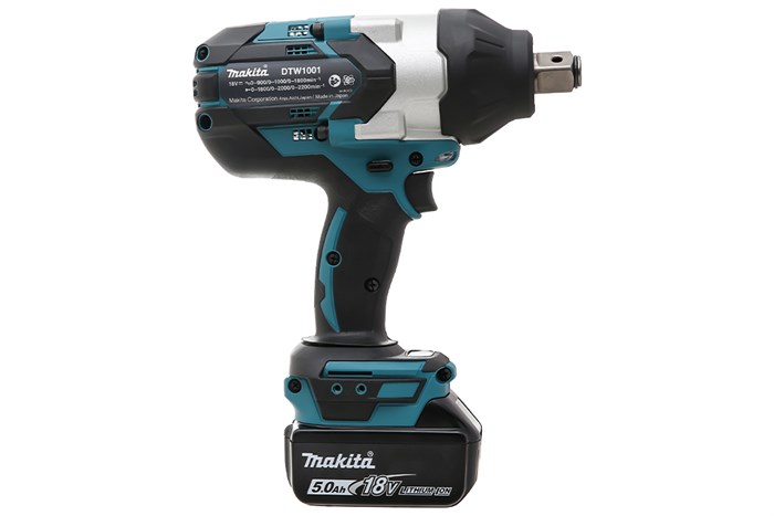 Máy siết bu lông pin Makita DTW1001RTJ 18V (2 pin, 1 sạc)