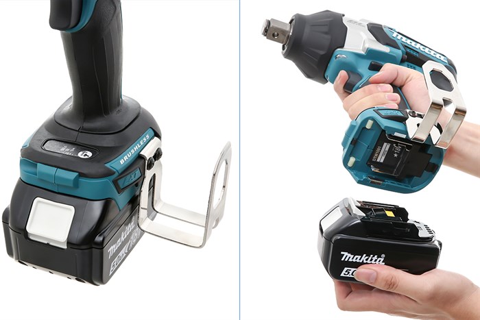 Máy siết bu lông pin Makita DTW1001RTJ 18V (2 pin, 1 sạc)
