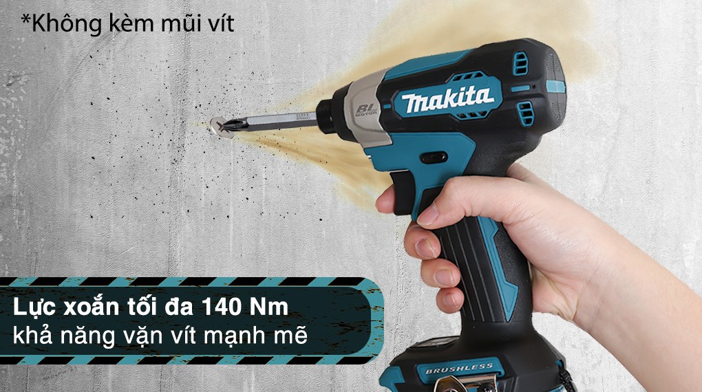 Máy vặn vít pin Makita DTD157Z 18V (không kèm pin, sạc)