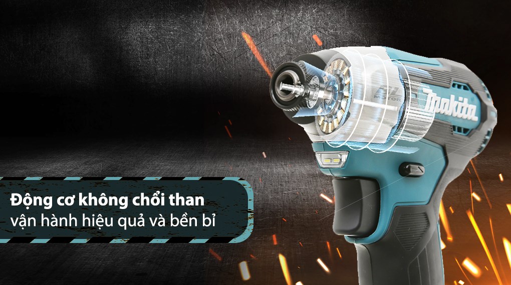Máy vặn vít pin Makita DTD157Z 18V (không kèm pin, sạc)