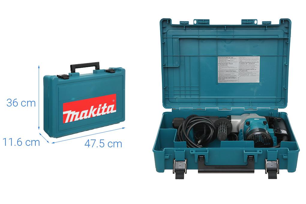 Máy đục bê tông điện Makita HM0810TA 900W Màu Xanh lá