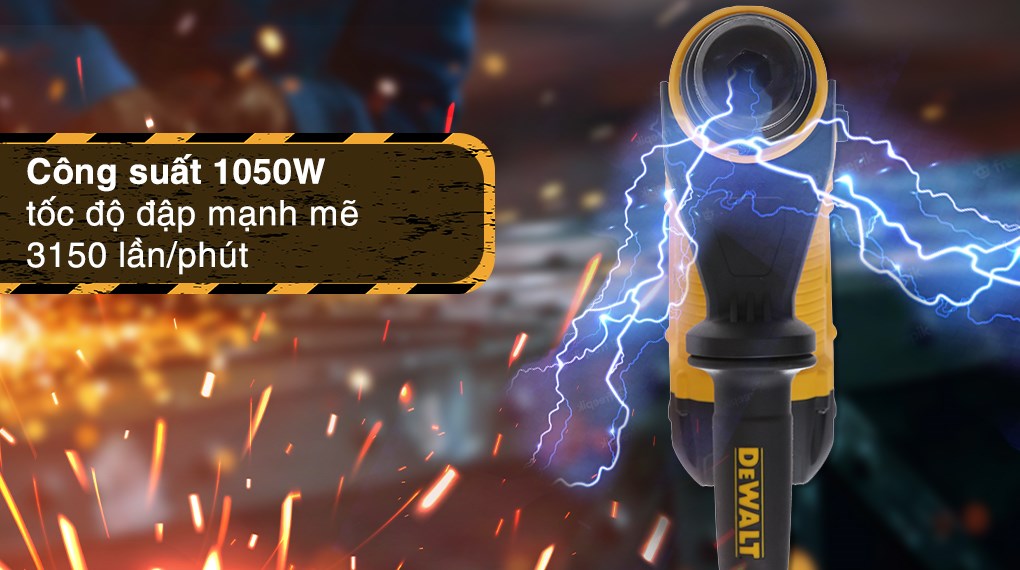 Máy đục bê tông điện Dewalt D25811K-B1 1050W