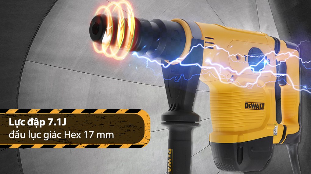 Máy đục bê tông điện Dewalt D25811K-B1 1050W