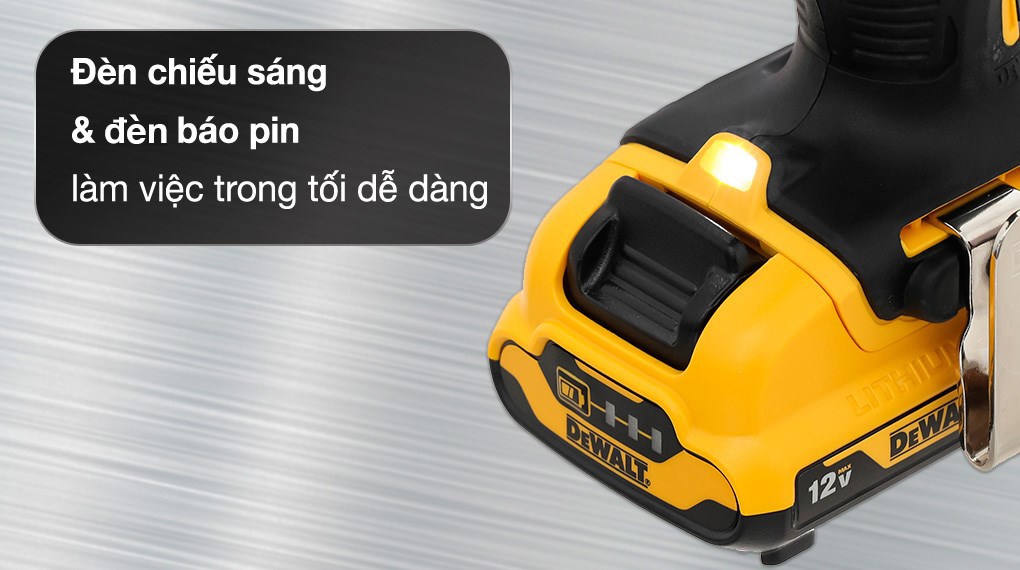 Máy khoan pin Dewalt DCD701D2-KR 12V (2 pin 2 Ah, 1 sạc)