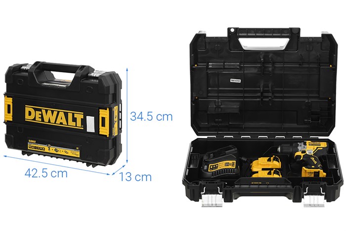 Máy khoan pin Dewalt DCD701D2-KR 12V (2 pin 2 Ah, 1 sạc)